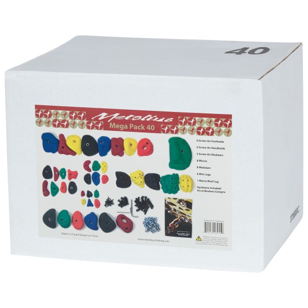Image of Metolius - Mega Pack 40 - Klettergriffe Gr 40 Holds grau bei Bergfreunde.ch - der Outdoor Shop