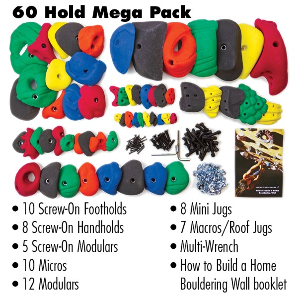 Image of Metolius - Mega Pack 60 - Klettergriffe Gr 60 Holds weiß bei Bergfreunde.ch - der Outdoor Shop