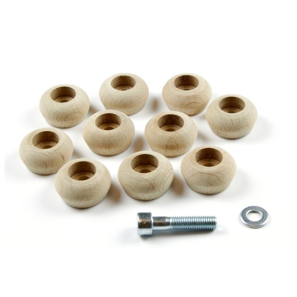 Image of Workshop 19/50 - Incut Buttons - Trainingsgriffe Gr 10 Pieces beige bei Bergfreunde.ch - der Outdoor Shop