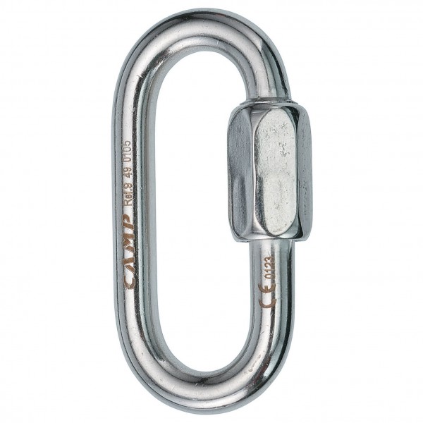 C.A.M.P. - Oval Quick Link - Schraubglied (inox) Gr 10 mm;5 mm;8 mm