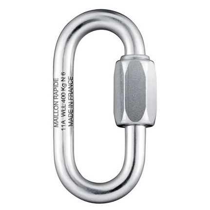 Image of Peguet - Maillon Standard - Schraubglied Gr 33,5 mm - 8 mm;40,5 mm - 10 mm grau bei Bergfreunde.ch - der Outdoor Shop