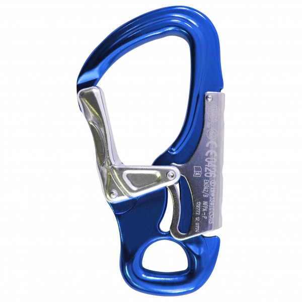 Image of Kong - Einhandkarabiner Tango - Klettersteig-Karabiner grau/schwarz