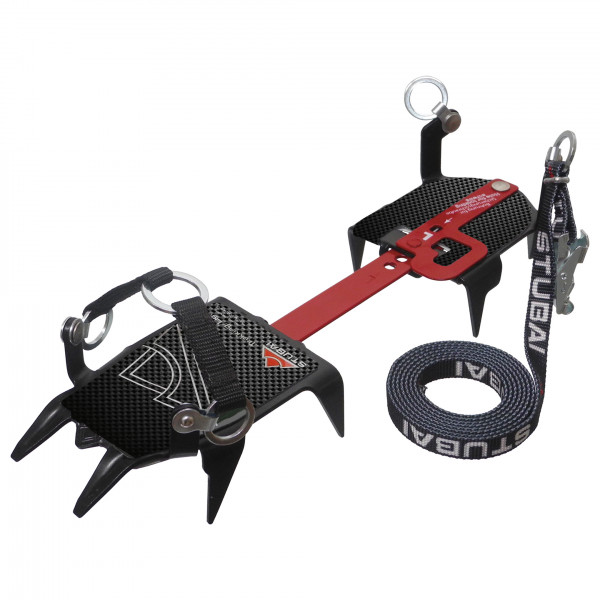 Image of Stubai - Trekking Classic Riemenbindung - Steigeisen Gr One Size rot/schwarz bei Bergfreunde.ch - der Outdoor Shop