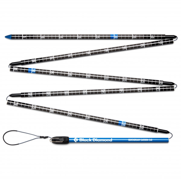 Image of Black Diamond - Quickdraw Carbon Probe 240 - Lawinensonde blau/rot