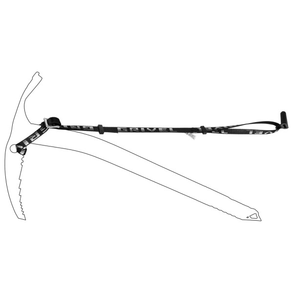 Grivel - Ice Axe Long Leash Evo - Handschlaufe Gr One Size schwarz