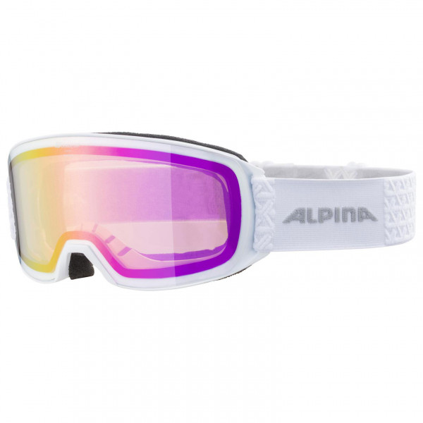 Image of Alpina - Nakiska Hicon Mirror S2 - Skibrille beige;weiß
