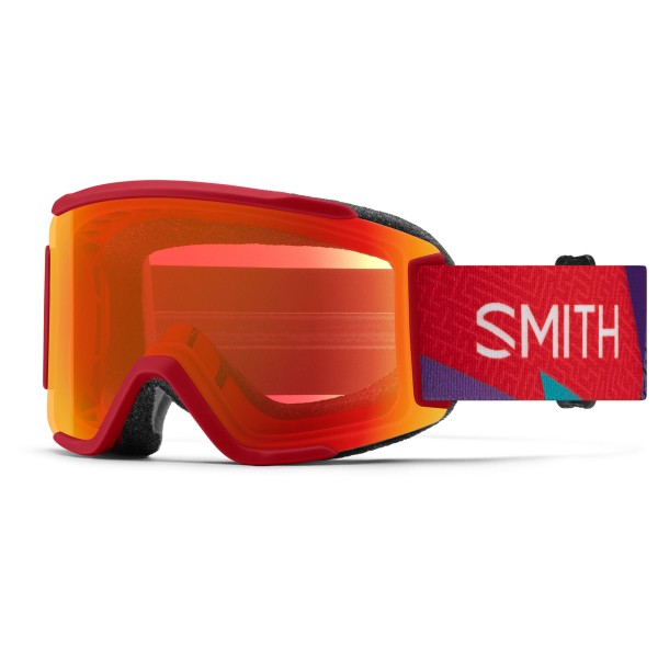 Image of Smith - Squad S ChromaPop Mirror S2 VLT 25% + S1 VLT 65% - Skibrille rot