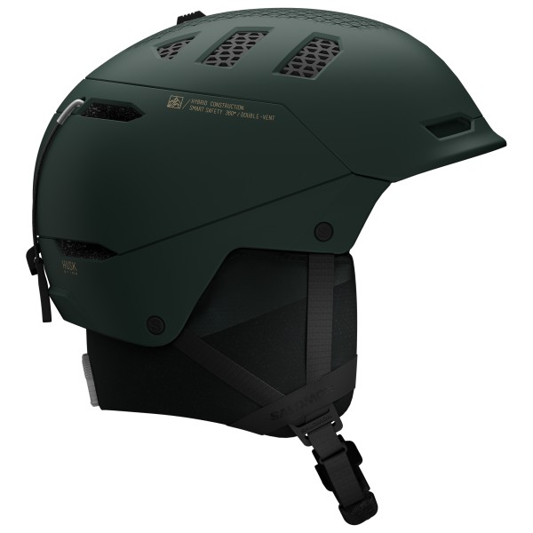 Skihelm Salomon Husk Prime (Gr 53-56 cm - S |schwarz)