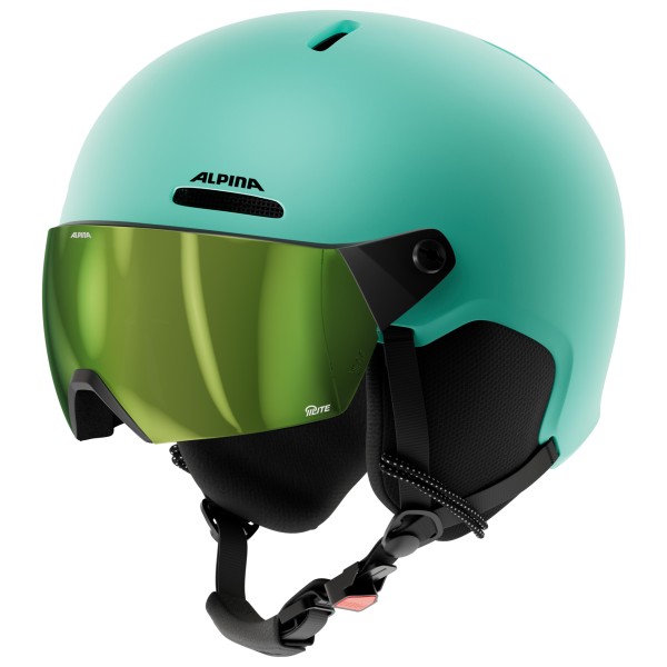 Alpina Kid’s Zupo 2 Visor Q-Lite S2 Skihelm cm turkoois Turquoise