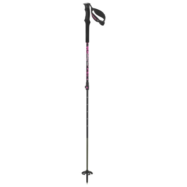 Salomon - QST Carbon S3 - Bâtons ski de randonnée taille 100-135 cm, noir