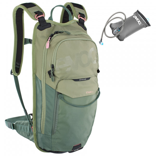 Image of Evoc - Stage 6 + 2 Bladder - Velorucksack Gr 6 + 2 l oliv bei Bergfreunde.ch - der Outdoor Shop