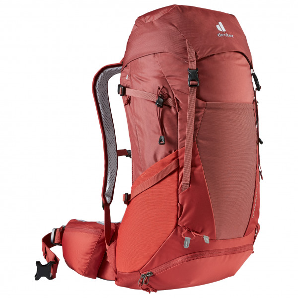 Image of Deuter - Women's Futura Pro 34 SL - Wanderrucksack Gr 34 l grau;rot;türkis bei Bergfreunde.ch - der Outdoor Shop