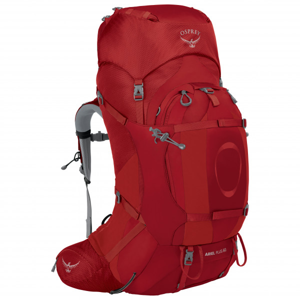 Image of Osprey - Women's Ariel Plus 60 - Trekkingrucksack Gr 58 l - XS/S rot bei Bergfreunde.ch - der Outdoor Shop