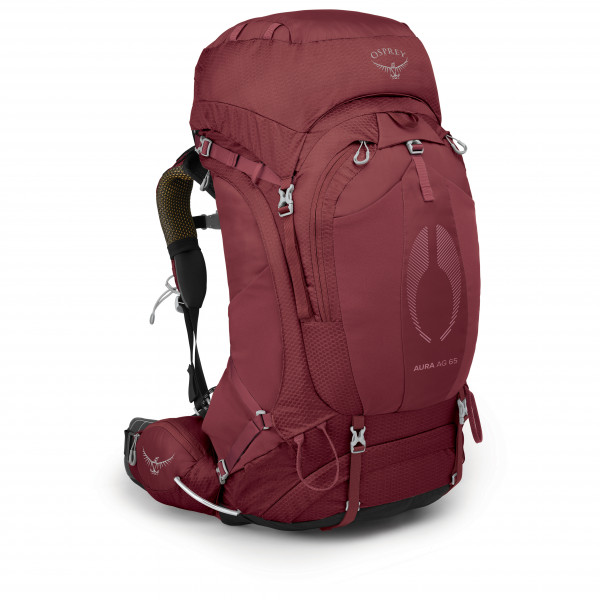 Image of Osprey - Women's Aura AG 65 - Trekkingrucksack Gr 65 l - M/L;65 l - XS/S grau;lila;rot bei Bergfreunde.ch - der Outdoor Shop
