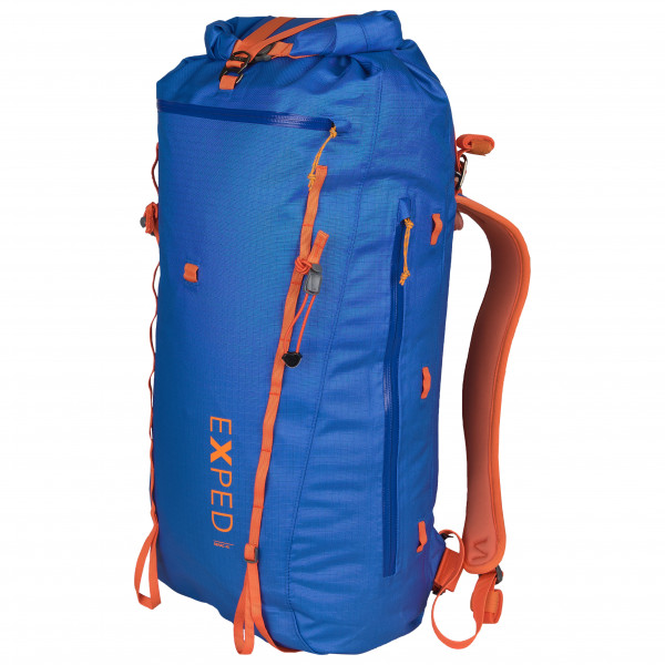 Image of Exped - Serac 45 M - Tourenrucksack Gr 45 l - M grau/weiß;oliv;rot bei Bergfreunde.ch - der Outdoor Shop