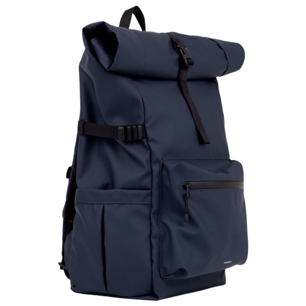 Sandqvist Stream Rolltop Backpack 34 Dagrugzak Blauw