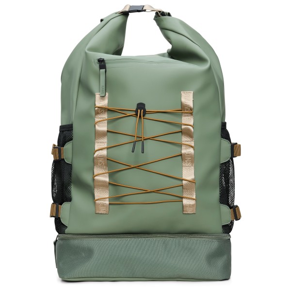 Rains – Trail Mountaineer Rolltop Large W3 – Reisrugzak Groen
