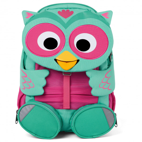 Image of Affenzahn - Großer Freund Eule - Kinderrucksack Gr 8 l türkis