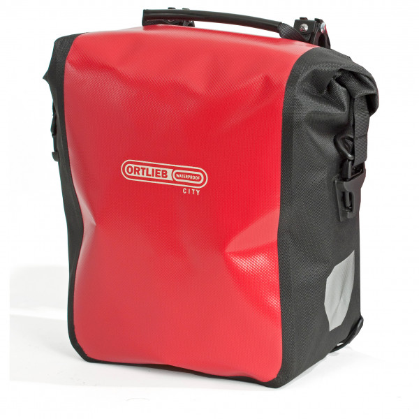 Image of Ortlieb - Sport-Roller City - Gepäckträgertaschen Gr 12,5 l rot;schwarz;weiß/grau bei Bergfreunde.ch - der Outdoor Shop