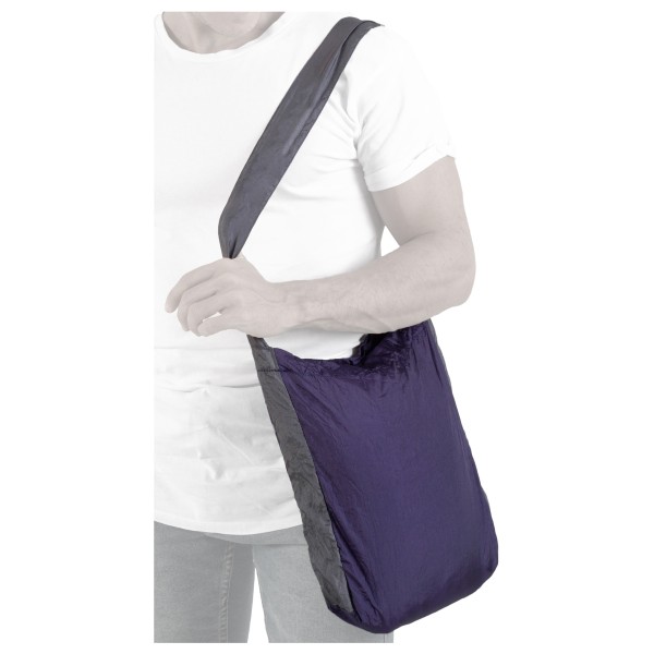 Image of Ticket to the Moon - Eco Bag Small - Umhängetasche Gr 10 l weiß/grau