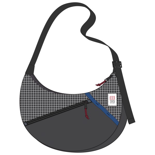 Topo Designs Moonlight Crossbody Bag Schoudertas l Grijs