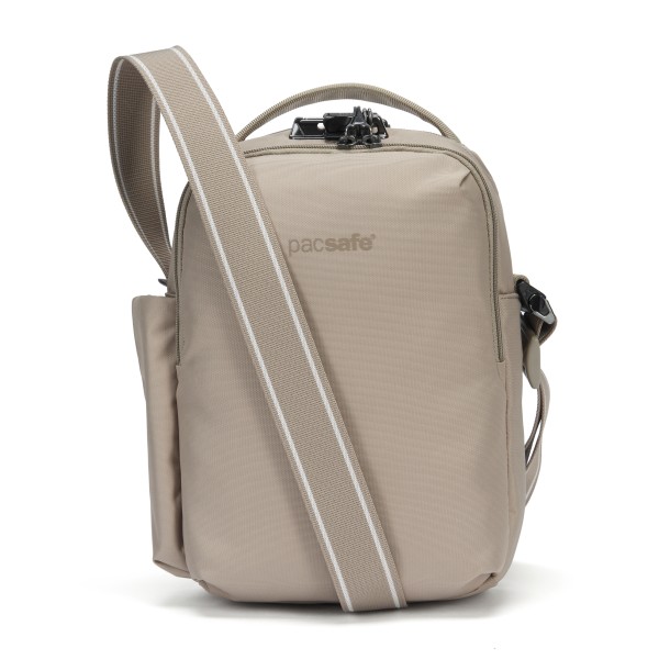 Pacsafe – V Tour Crossbody – Schoudertas Beige