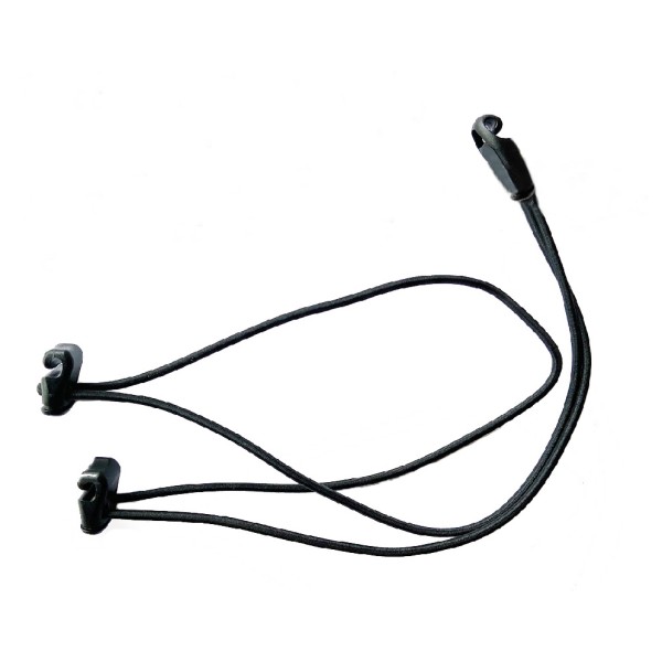 Cyclite Elastic Cord Loop Lenkertasche (Gr 90 cm |schwarz)