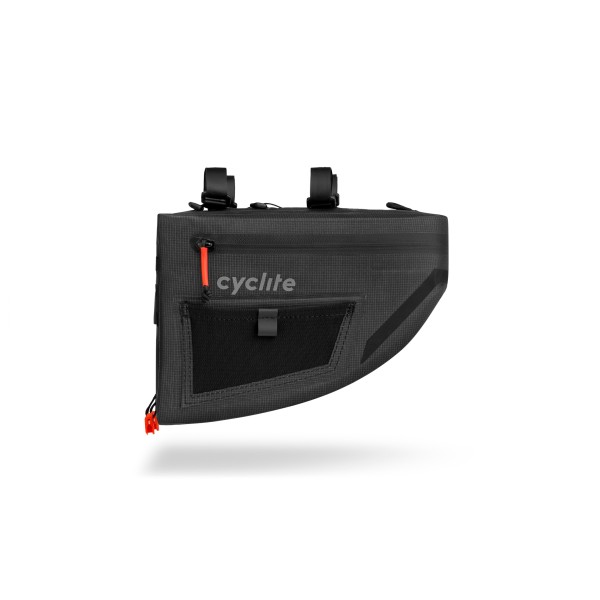 Cyclite Handle Bar Aero Bag / 02 Lenkertasche (Gr 4,9 l |schwarz/grau)