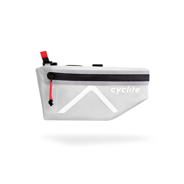 Cyclite Handle Bar Bag Nano / 01 Lenkertasche (Größe 1,3 l |weiß/grau)
