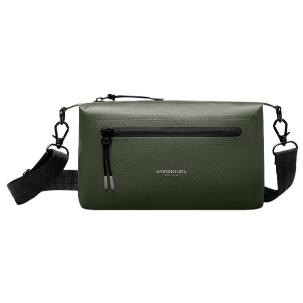 Gaston Luga – Lightweight DuoSeal Crossbody – Schoudertas maat , Olijfgroen