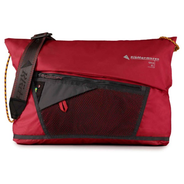 Klättermusen - Grid Messenger Bag - Umhängetasche rot