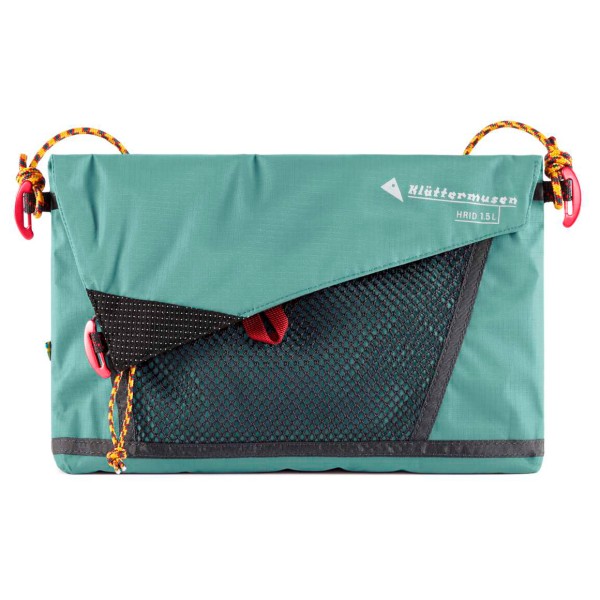 Klättermusen – Hrid WP Accessory Bag – Schoudertas maat , turkoois Turquoise