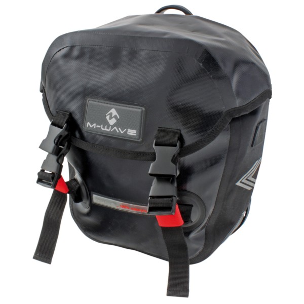 M-Wave - Manitoba Gepäckträgertasche - Gepäckträgertasche Gr 2 x 12,5 l grau