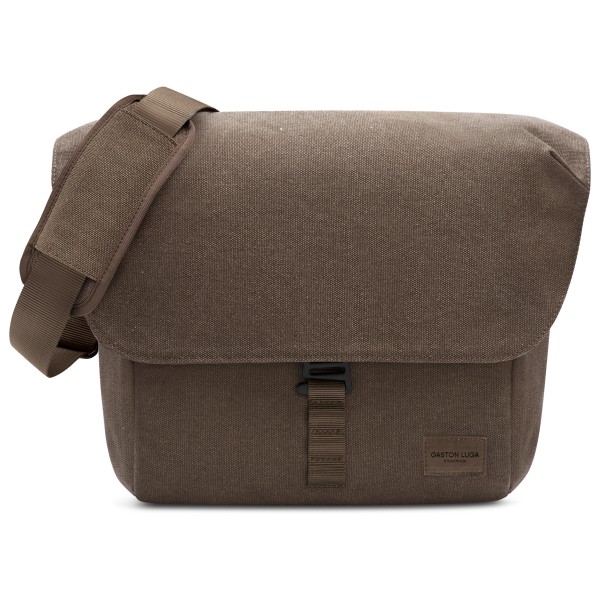Gaston Luga Spläsh Messenger Weave Schoudertas l Bruin