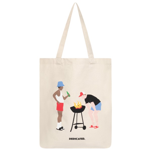 DEDICATED Tote Bag Torekov BBQ Tas Wit