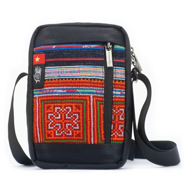 ETHNOTEK Chaalo Pocket Schoudertas meerkleurig Multicolor