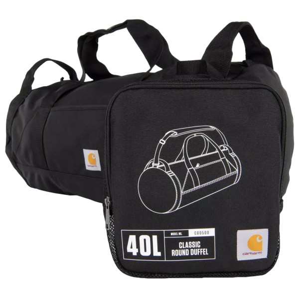 Carhartt Classic Round Duffel 40 Reistas Zwart