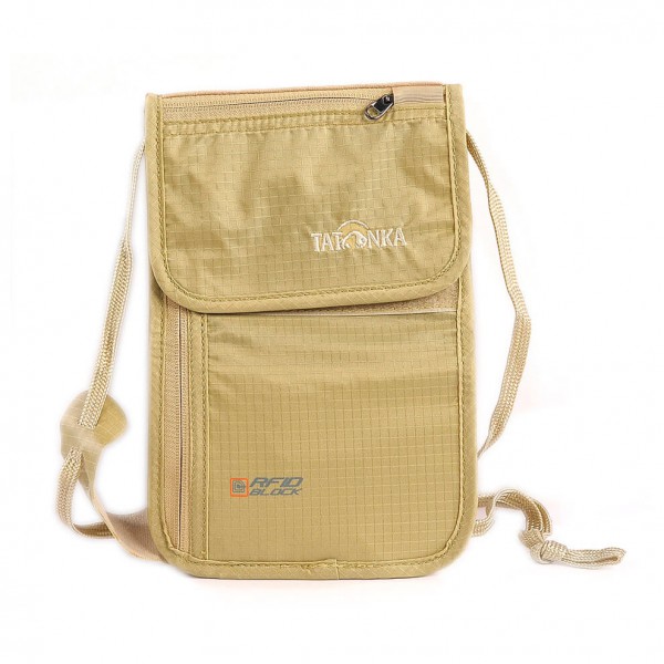 Image of Tatonka - Skin Neck Pouch RFID - Brustbeutel beige bei Bergfreunde.ch - der Outdoor Shop