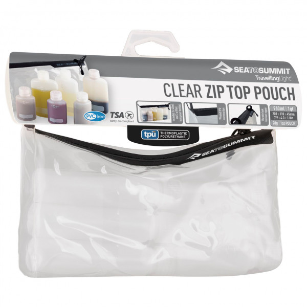 Image of Sea to Summit - TPU Clear Ziptop Pouch - Necessaire Gr One Size grau/weiß