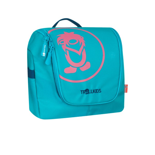 Trollkids Wash Bag Kulturbeutel Reisen (Gr 5 l |dark turquoise /rosa)