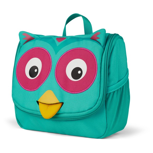Affenzahn Toiletry Bag Eule Kulturbeutel (Gr 2 l |torquoise)