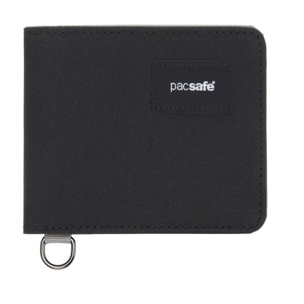 Pacsafe RFIDsafe Bifold Wallet Geldbeutel (Gr 9 x 10,5 x 1 cm |schwarz)