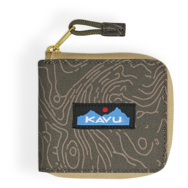 KAVU Zip Around Portemonnee Groen