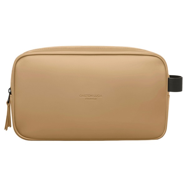 Gaston Luga Spläsh Toiletry Double Zipped Bag Kulturbeutel (Größe 5 l |latte)