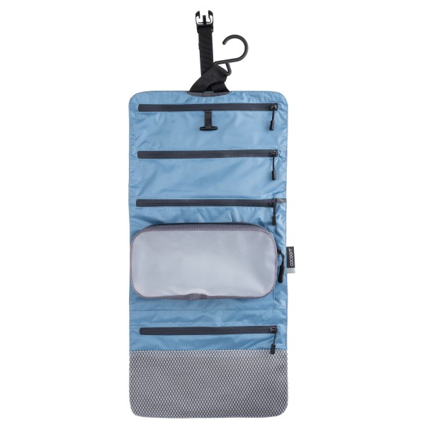 Cocoon Hanging Toiletry Kit Minimalist Light Kulturbeutel (Gr 2,9 l |schwarz/blau)