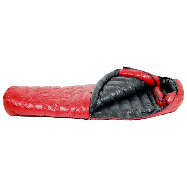 Image of Western Mountaineering - AlpinLite - Daunenschlafsack Gr 200 cm rot/schwarz bei Bergfreunde.ch - der Outdoor Shop