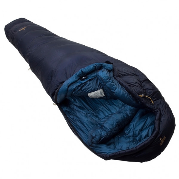 Image of Nomad - Orion 400 - Daunenschlafsack Gr 210 cm - Regular;230 cm - XL schwarz/blau bei Bergfreunde.ch - der Outdoor Shop