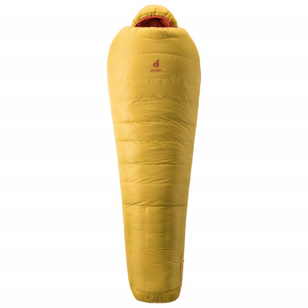 Image of Deuter - Astro Pro 1000 - Daunenschlafsack Gr 204 x 70 x 48 cm turmeric /rot