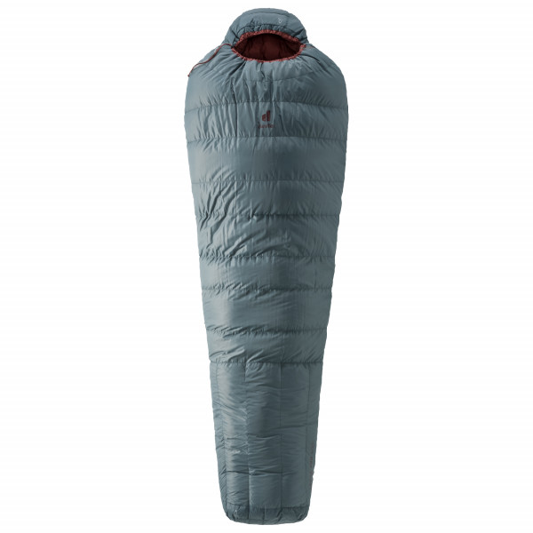 Image of Deuter - Women"s Astro Pro 400 SL - Daunenschlafsack Gr 194 x 63 x 43 cm teal /rot'