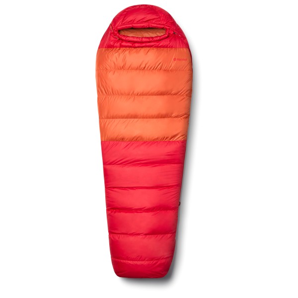 Image of Marmot - Lost Coast 40 - Daunenschlafsack Gr bis 183 cm - Regular;bis 198 cm - Long rot/braun